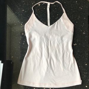 Lululemon baby pink athletic top